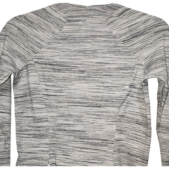 Lululemon Runderful Long Sleeve Space Dye Camo White Silver Spoon Size Small - Picture 4 of 5